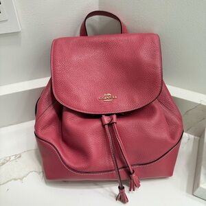 NEW Coach Elle backpack in Rosewood pink